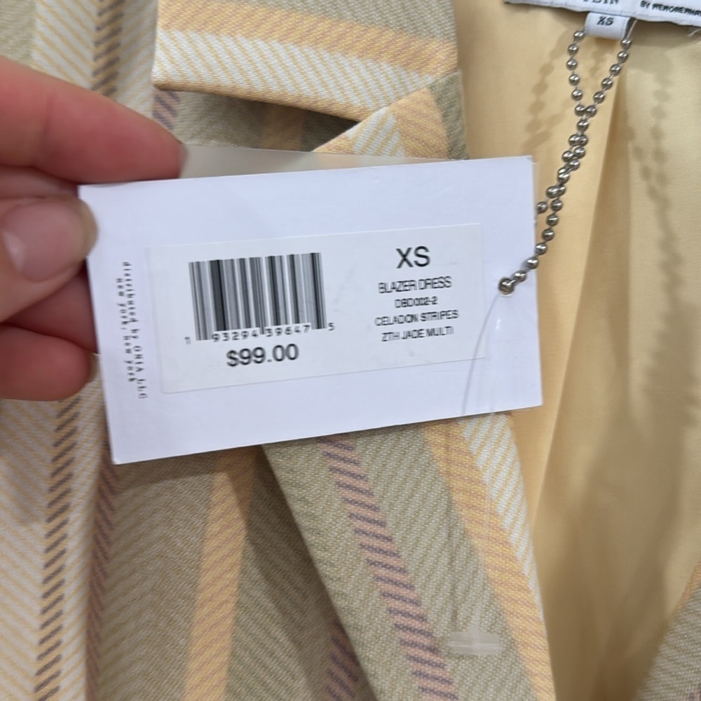 NWT We Wore What Danielle Bernstein striped blazer dress - Picture 7 of 7
